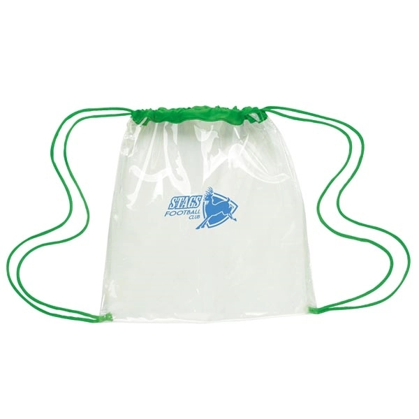 Clear Game Drawstring Backpack - Clear Game Drawstring Backpack - Image 6 of 30