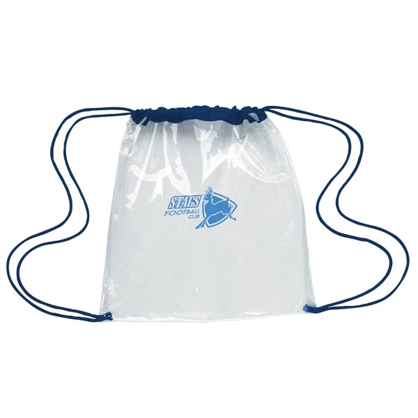 Clear Game Drawstring Backpack - Clear Game Drawstring Backpack - Image 8 of 30