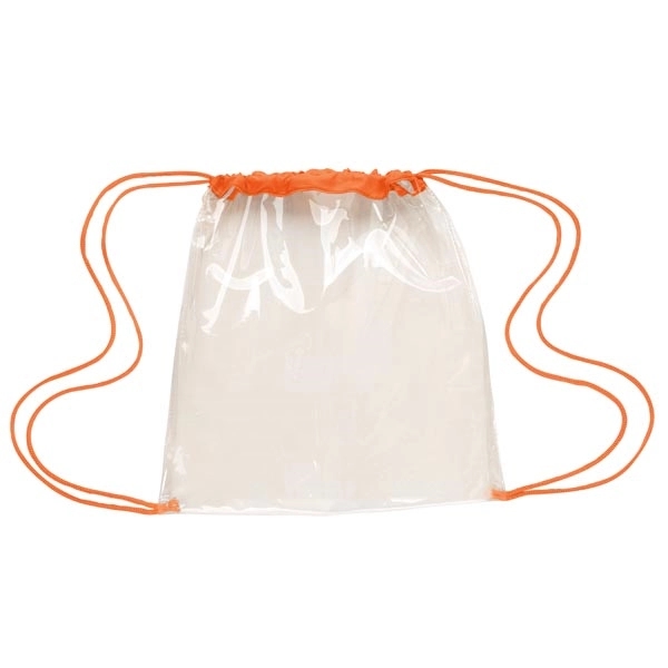 Clear Game Drawstring Backpack - Clear Game Drawstring Backpack - Image 11 of 30