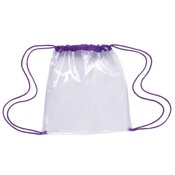 Clear Game Drawstring Backpack - Clear Game Drawstring Backpack - Image 13 of 30