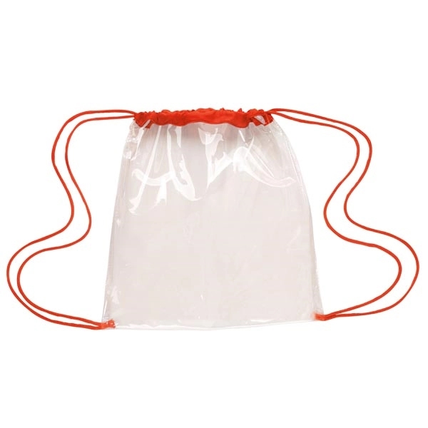 Clear Game Drawstring Backpack - Clear Game Drawstring Backpack - Image 15 of 30