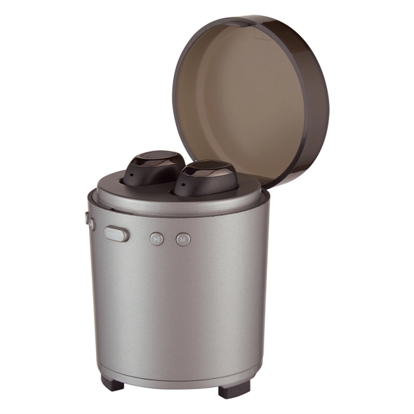 In-Sync Wireless Earbuds And Speaker Set - In-Sync Wireless Earbuds And Speaker Set - Image 3 of 7
