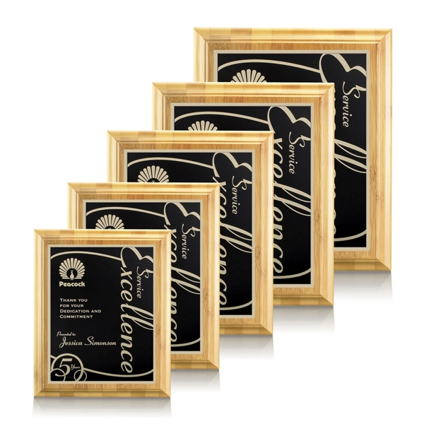 Bamboo/Marietta Plaque - Black - Bamboo/Marietta Plaque - Black - Image 0 of 5