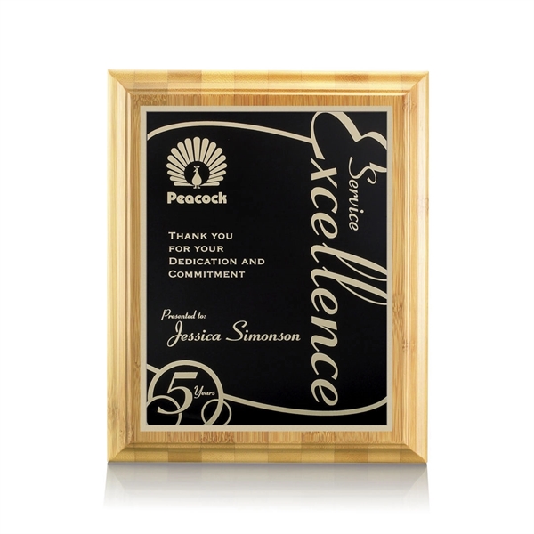 Bamboo/Marietta Plaque - Black - Bamboo/Marietta Plaque - Black - Image 1 of 5