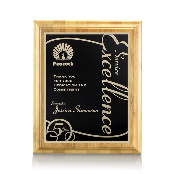 Bamboo/Marietta Plaque - Black - Bamboo/Marietta Plaque - Black - Image 2 of 5