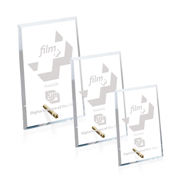 Windsor Rectangle Vertical Award - Gold