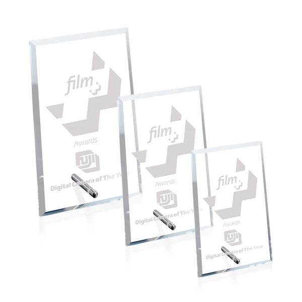 Windsor Rectangle Vertical Award - Chrome
