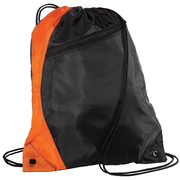 Port Authority - Colorblock Cinch Pack. - Port Authority - Colorblock Cinch Pack. - Image 2 of 4