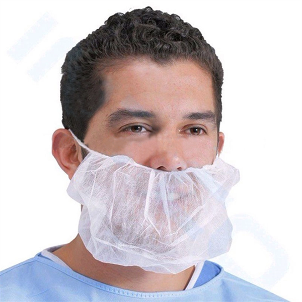 Disposable Beard Cover 18" w/ Earloops - Disposable Beard Cover 18" w/ Earloops - Image 0 of 2