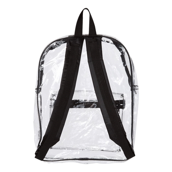 Liberty Bags Clear PVC Backpack - Liberty Bags Clear PVC Backpack - Image 2 of 3