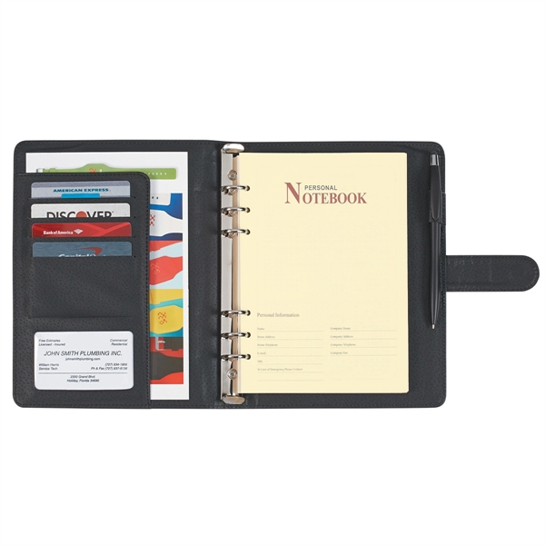 Leather Look Personal Binder - Leather Look Personal Binder - Image 9 of 9