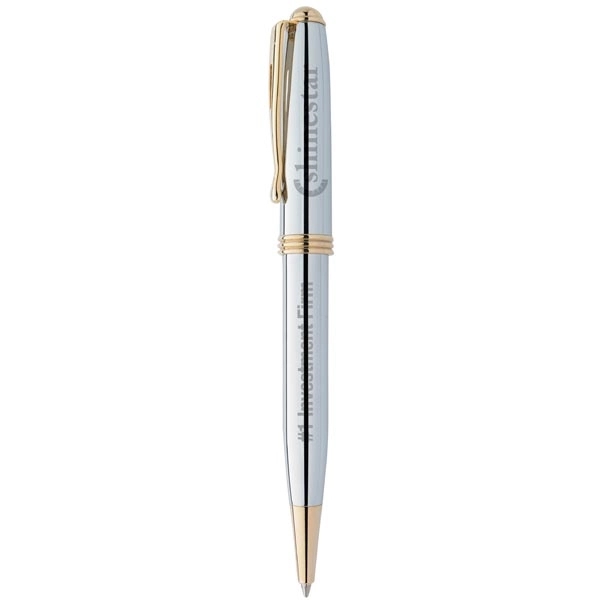 Souvenir® Worthington® Chrome Ballpoint Pen - Souvenir® Worthington® Chrome Ballpoint Pen - Image 2 of 6