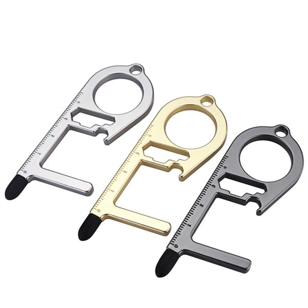 No Touch Door Opener Tool With Key Ring - No Touch Door Opener Tool With Key Ring - Image 0 of 2