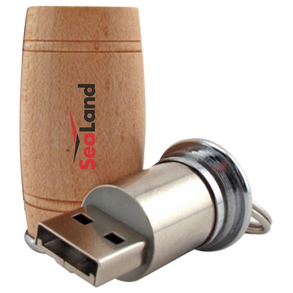 Wine Barrel USB Drive - Wine Barrel USB Drive - Image 1 of 2