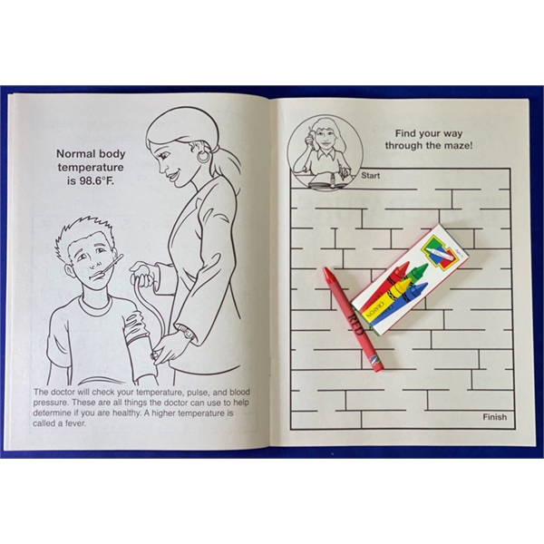 A Trip to the Doctor's Office Coloring Book Fun Pack - A Trip to the Doctor's Office Coloring Book Fun Pack - Image 1 of 3