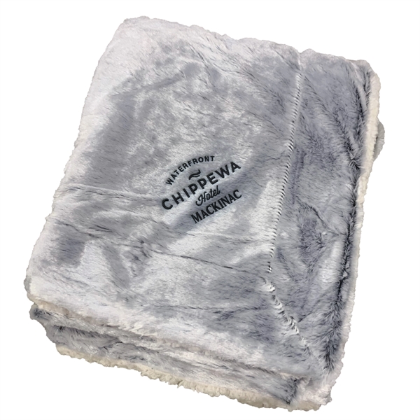 50 x 60, Faux Fur Sherpa Blanket with Hidden Zipper - 50 x 60, Faux Fur Sherpa Blanket with Hidden Zipper - Image 0 of 3