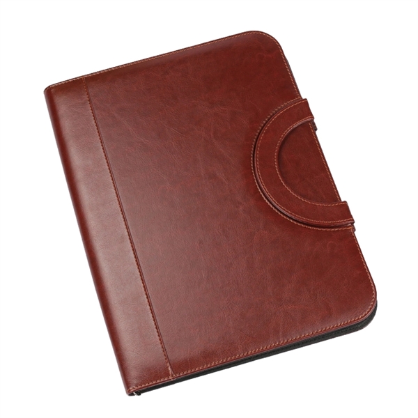 Leather Padfolio With Handle - Leather Padfolio With Handle - Image 3 of 4