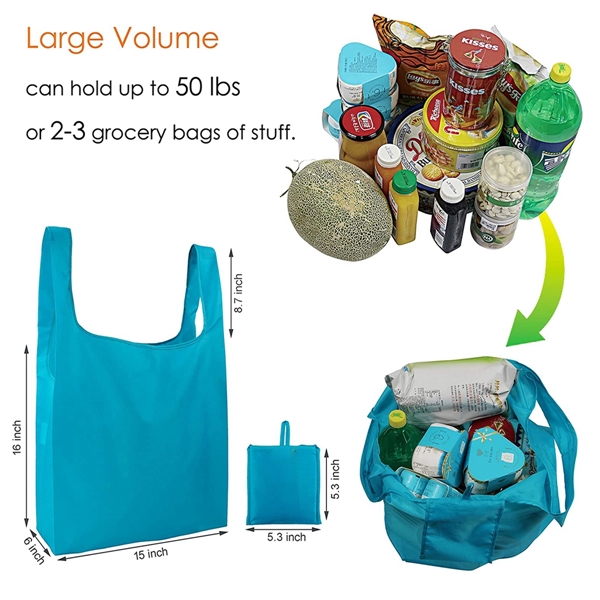 Reusable Foldable Shopping Bags - Reusable Foldable Shopping Bags - Image 3 of 6