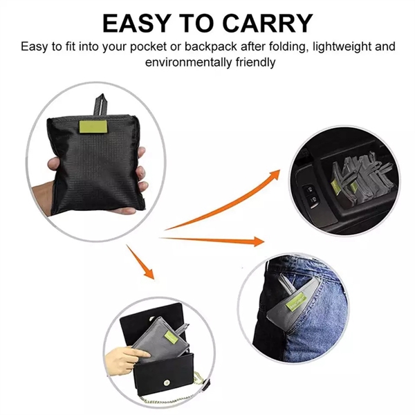 Reusable Foldable Shopping Bags - Reusable Foldable Shopping Bags - Image 6 of 6