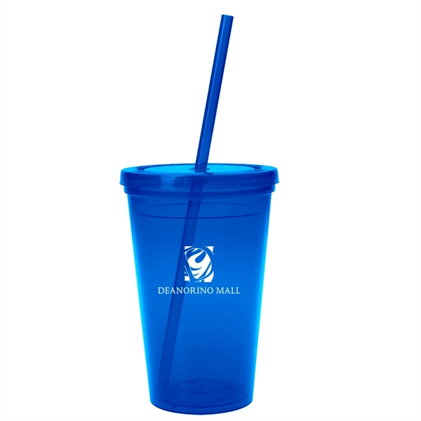 16 Oz. Sunsplash Double Wall Tumbler - 16 Oz. Sunsplash Double Wall Tumbler - Image 3 of 22