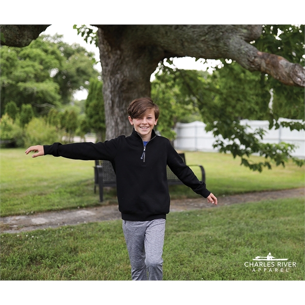 Youth Crosswind Quarter Zip Sweatshirt - Youth Crosswind Quarter Zip Sweatshirt - Image 12 of 12