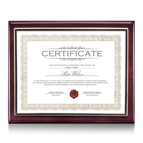 Oakleigh Certificate Holder - Rosewood - Oakleigh Certificate Holder - Rosewood - Image 0 of 0