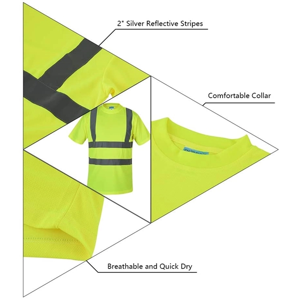 Short Sleeve Safety T-Shirt - Short Sleeve Safety T-Shirt - Image 2 of 6