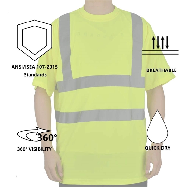 Short Sleeve Safety T-Shirt - Short Sleeve Safety T-Shirt - Image 3 of 6