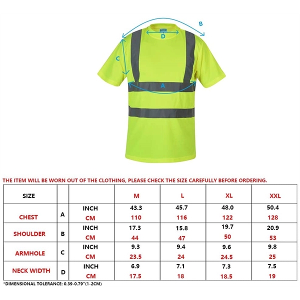 Short Sleeve Safety T-Shirt - Short Sleeve Safety T-Shirt - Image 5 of 6