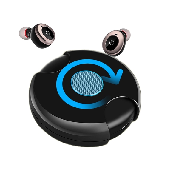 Round Bluetooth Speaker Wireless Earbuds - Round Bluetooth Speaker Wireless Earbuds - Image 1 of 1