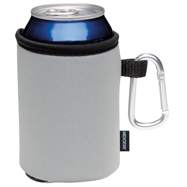 Koozie® Collapsible Can Cooler with Carabiner - Koozie® Collapsible Can Cooler with Carabiner - Image 2 of 8