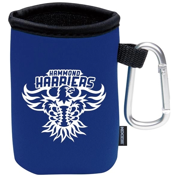 Koozie® Collapsible Can Cooler with Carabiner - Koozie® Collapsible Can Cooler with Carabiner - Image 5 of 8