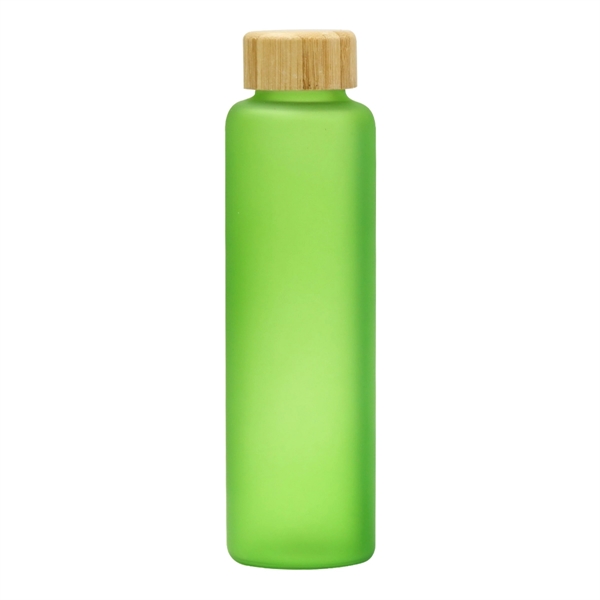 20 Oz. Belle Glass Bottle With Bamboo Lid - 20 Oz. Belle Glass Bottle With Bamboo Lid - Image 1 of 10