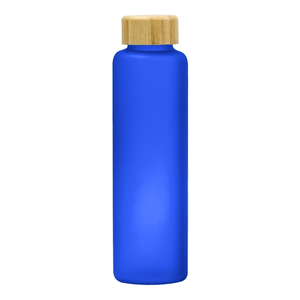 20 Oz. Belle Glass Bottle With Bamboo Lid - 20 Oz. Belle Glass Bottle With Bamboo Lid - Image 2 of 10