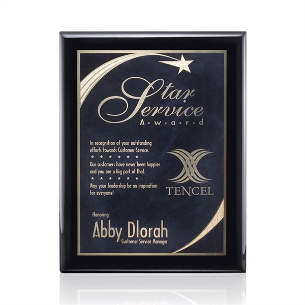 Oakleigh/Birchcliff Plaque - Black Finish - Oakleigh/Birchcliff Plaque - Black Finish - Image 1 of 3