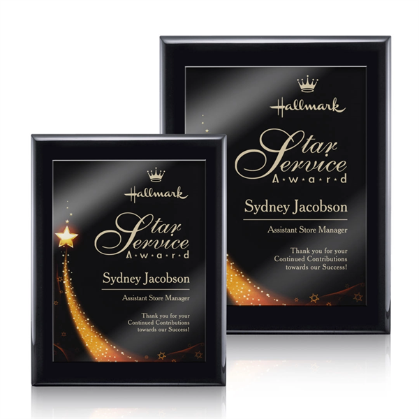 Oakleigh/Benton Plaque - Black Finish - Oakleigh/Benton Plaque - Black Finish - Image 0 of 2