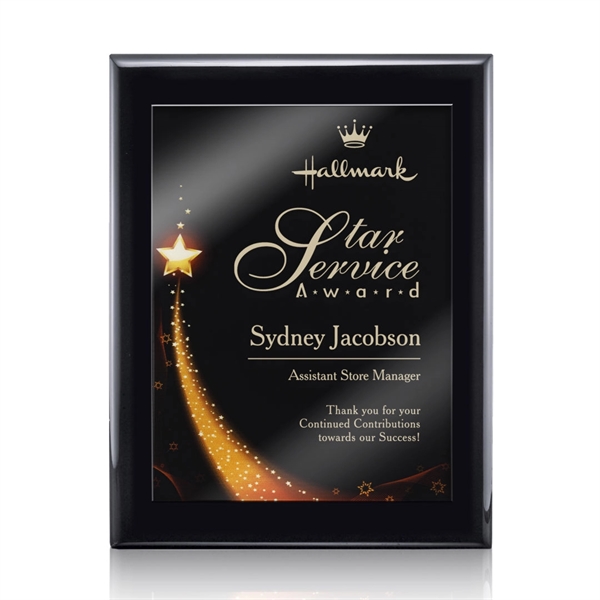 Oakleigh/Benton Plaque - Black Finish - Oakleigh/Benton Plaque - Black Finish - Image 1 of 2