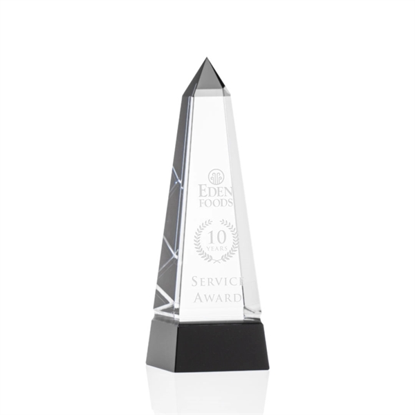 Custom Groove Obelisk Award - Black