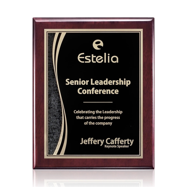 Custom Oakleigh/Finch Plaque - Rosewood/Black