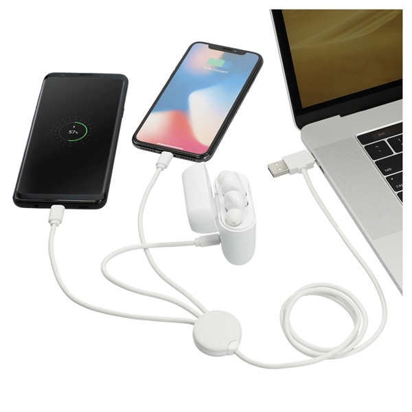 5-in-1 Charging Cable with Coating - 5-in-1 Charging Cable with Coating - Image 1 of 5