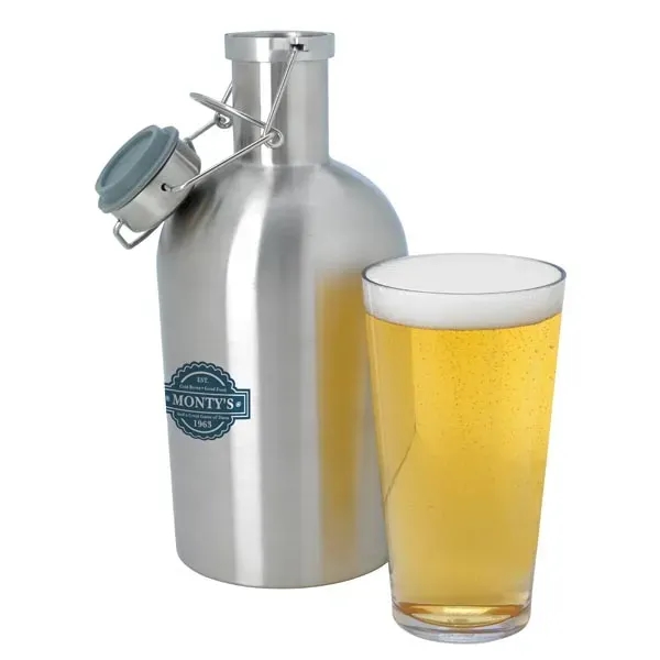 Stainless Growler - 64 oz. - Stainless Growler - 64 oz. - Image 9 of 12