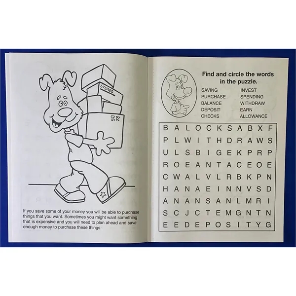 Be Smart, Save Money Coloring and Activity Book - Be Smart, Save Money Coloring and Activity Book - Image 1 of 2