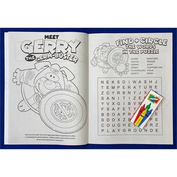 Stop the Spread of Germs Coloring and Activity Book Fun Pack - Stop the Spread of Germs Coloring and Activity Book Fun Pack - Image 2 of 3