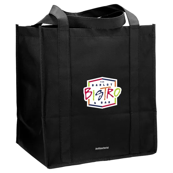 Grocery Tote with Antibacterial Additive - Grocery Tote with Antibacterial Additive - Image 2 of 8