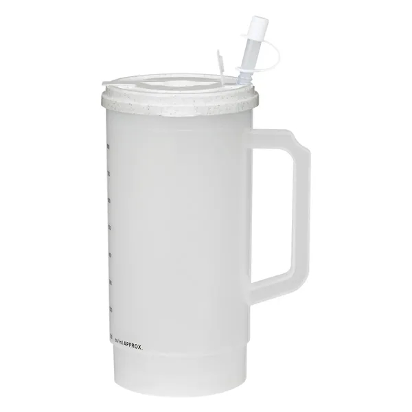 32oz. plastic carafe w frosted flip