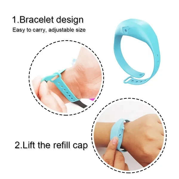 Empty Hand Sanitizer Bracelet Set - Empty Hand Sanitizer Bracelet Set - Image 1 of 2