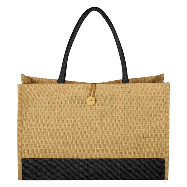 Jute Box Tote Bag - Jute Box Tote Bag - Image 1 of 6