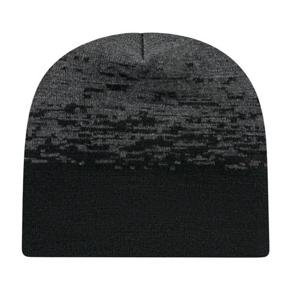 Custom Static Pattern Knit Beanie