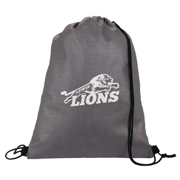 Non-Woven Shimmer Drawstring Backpack - Non-Woven Shimmer Drawstring Backpack - Image 5 of 19