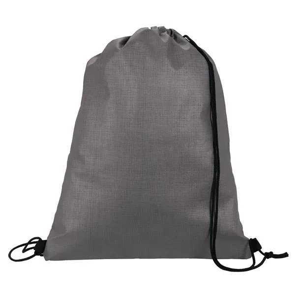 Non-Woven Shimmer Drawstring Backpack - Non-Woven Shimmer Drawstring Backpack - Image 6 of 19